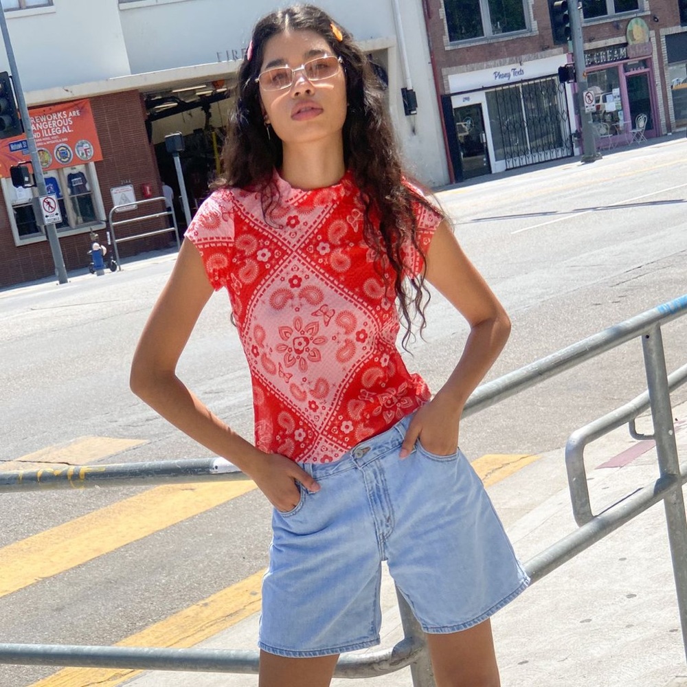 Lisa Says Gah Mika Top - Bandana